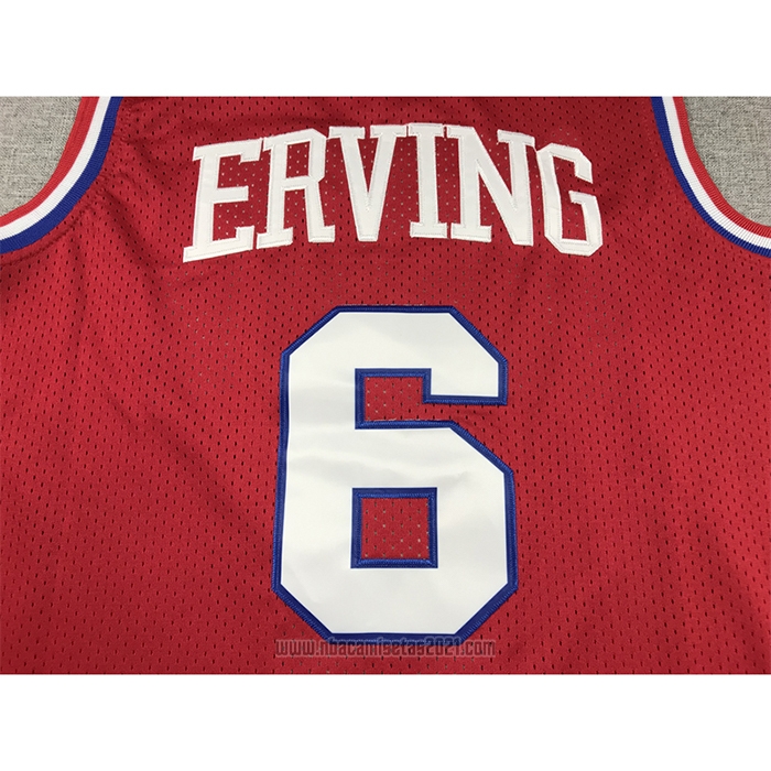 Camiseta Philadelphia 76ers Julius Erving #6 Mitchell & Ness 1982-83 Rojo